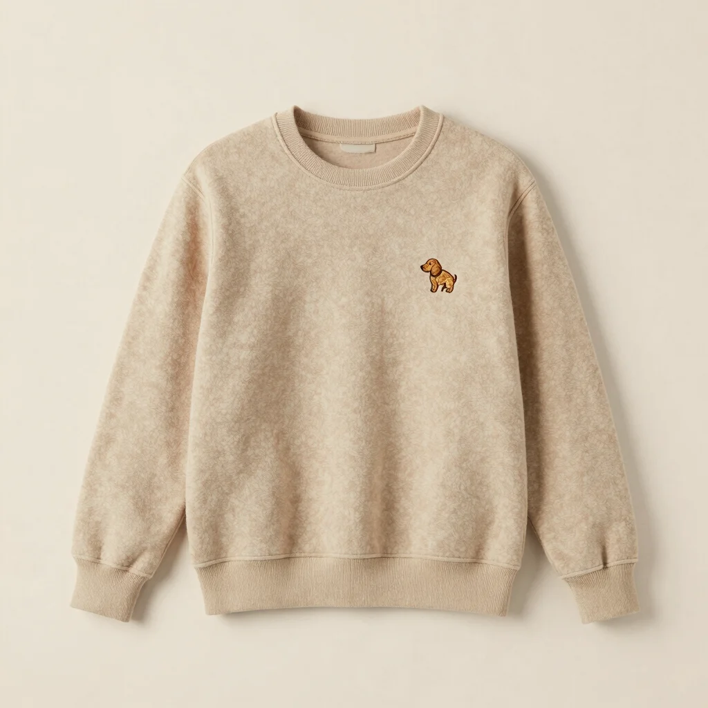 Sudadera Retrato Bordado